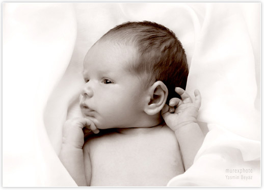 Neugeborenen Schwarz-Weiß Fotografie